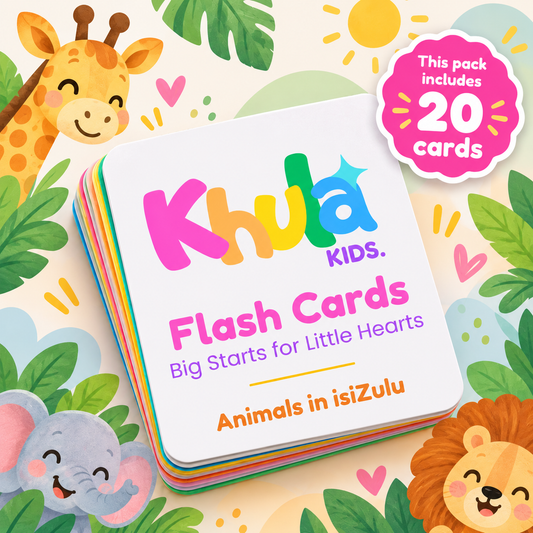 Animals Flash Cards - isiZulu