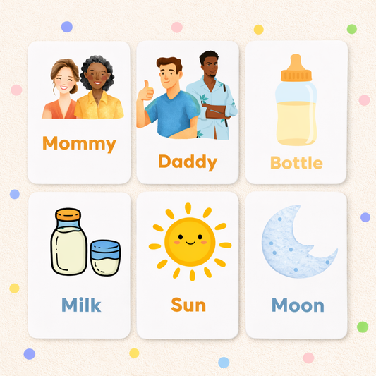 First Words Flash Cards - English