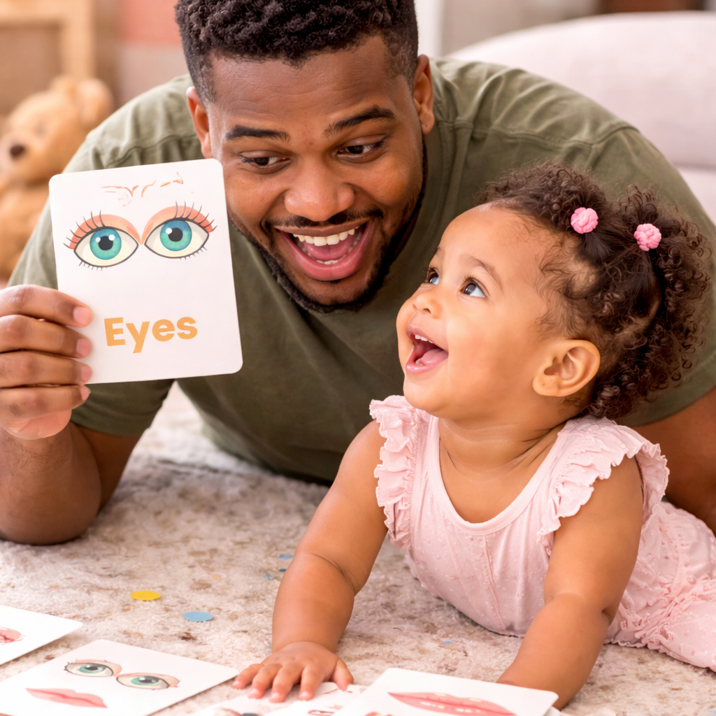 Body Parts Flash Cards - English