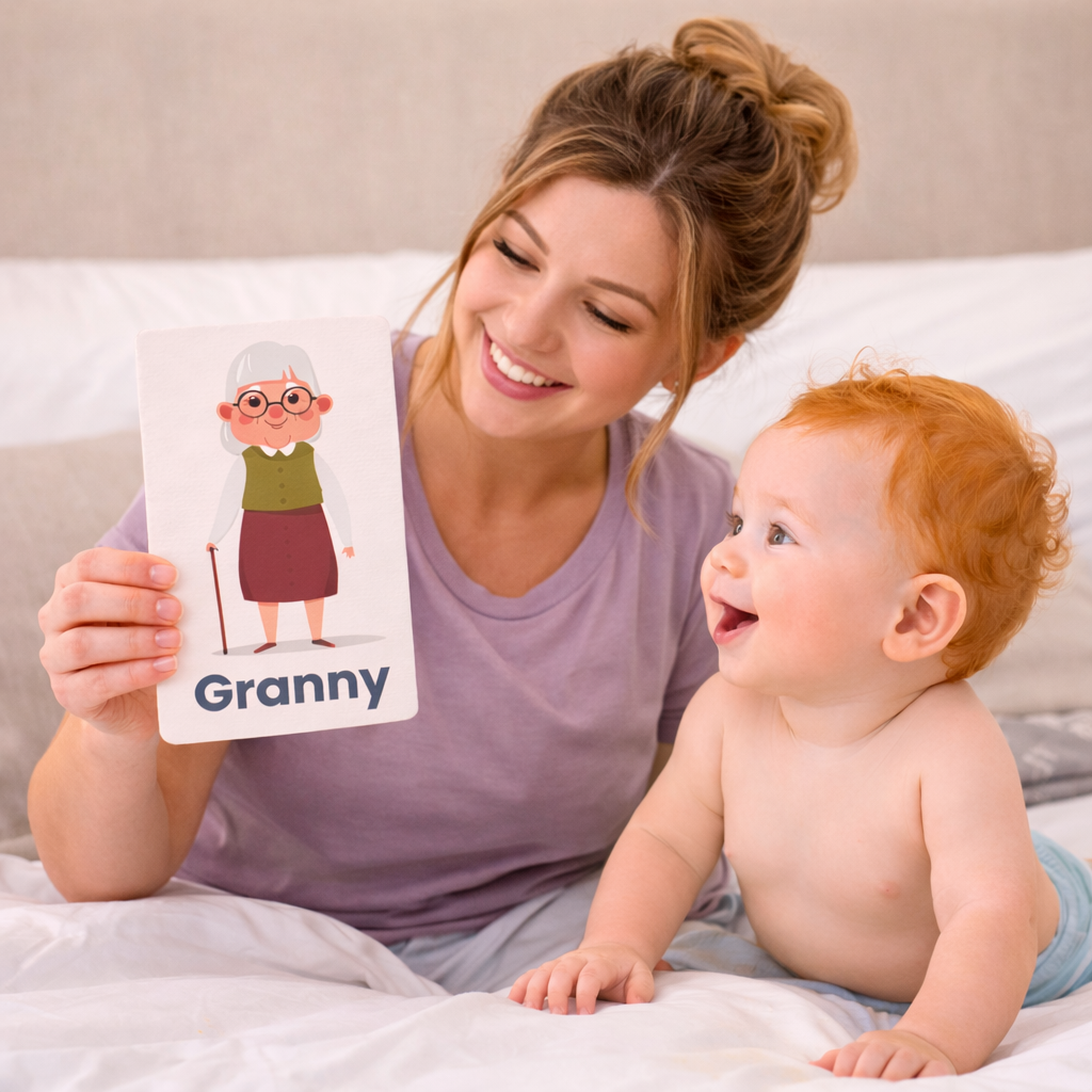 Family Flash Cards - English