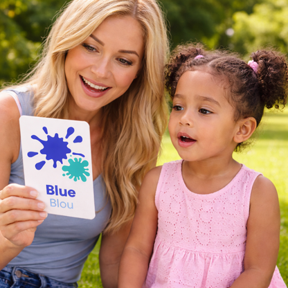 Colours Flash Cards - Afrikaans
