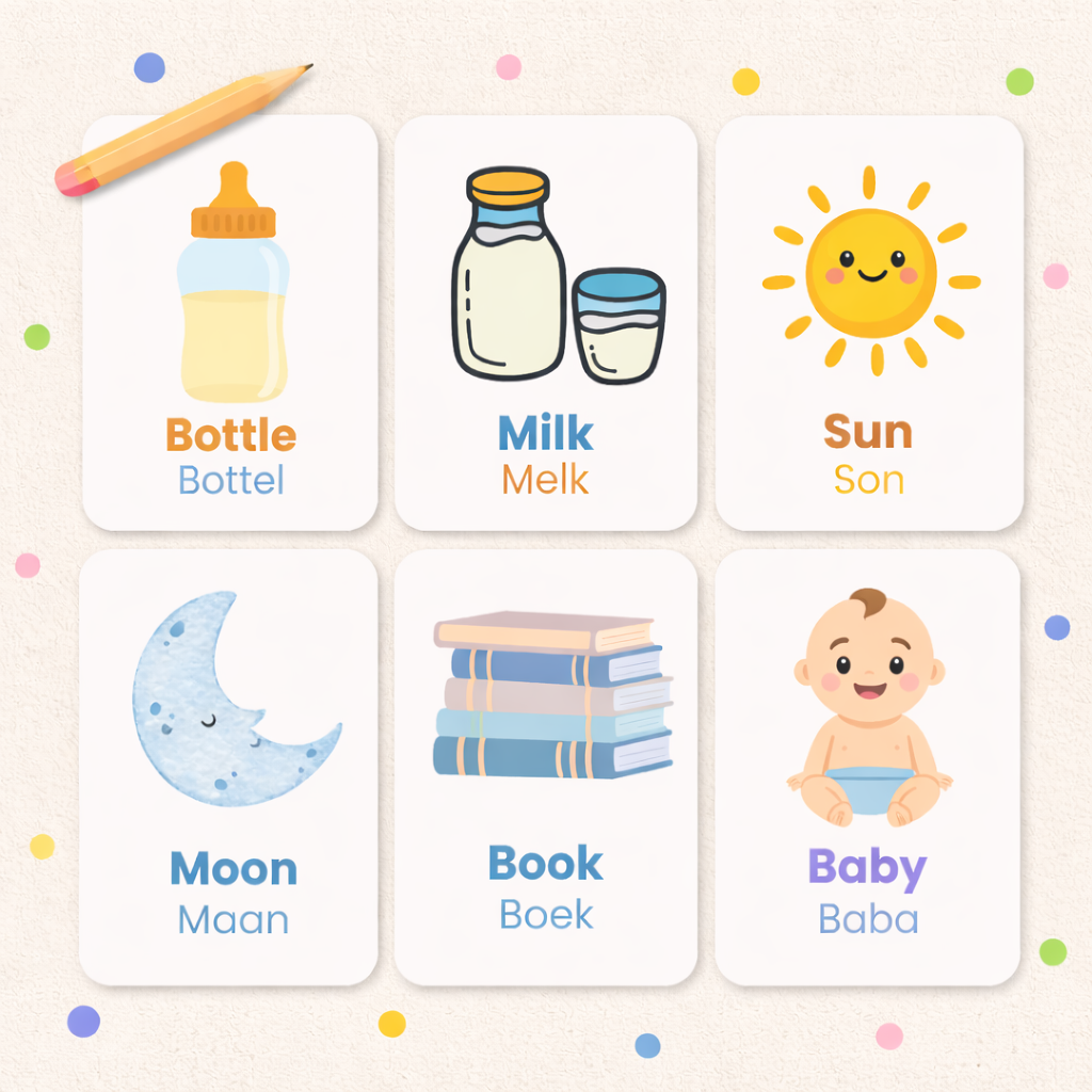 8 Pack Flash Cards Bundle - Afrikaans
