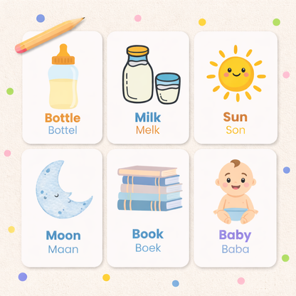 8 Pack Flash Cards Bundle - Afrikaans