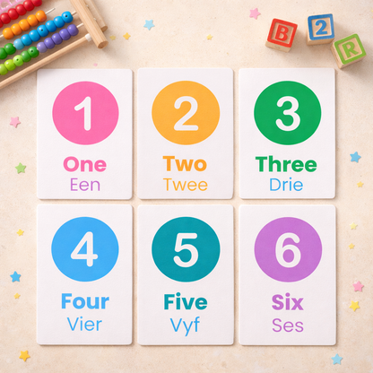 8 Pack Flash Cards Bundle - Afrikaans