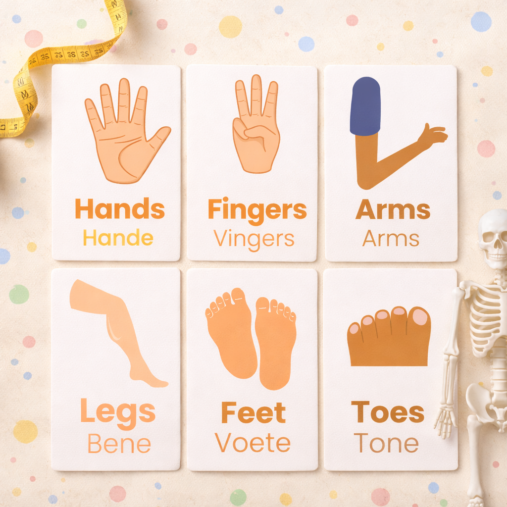 8 Pack Flash Cards Bundle - Afrikaans