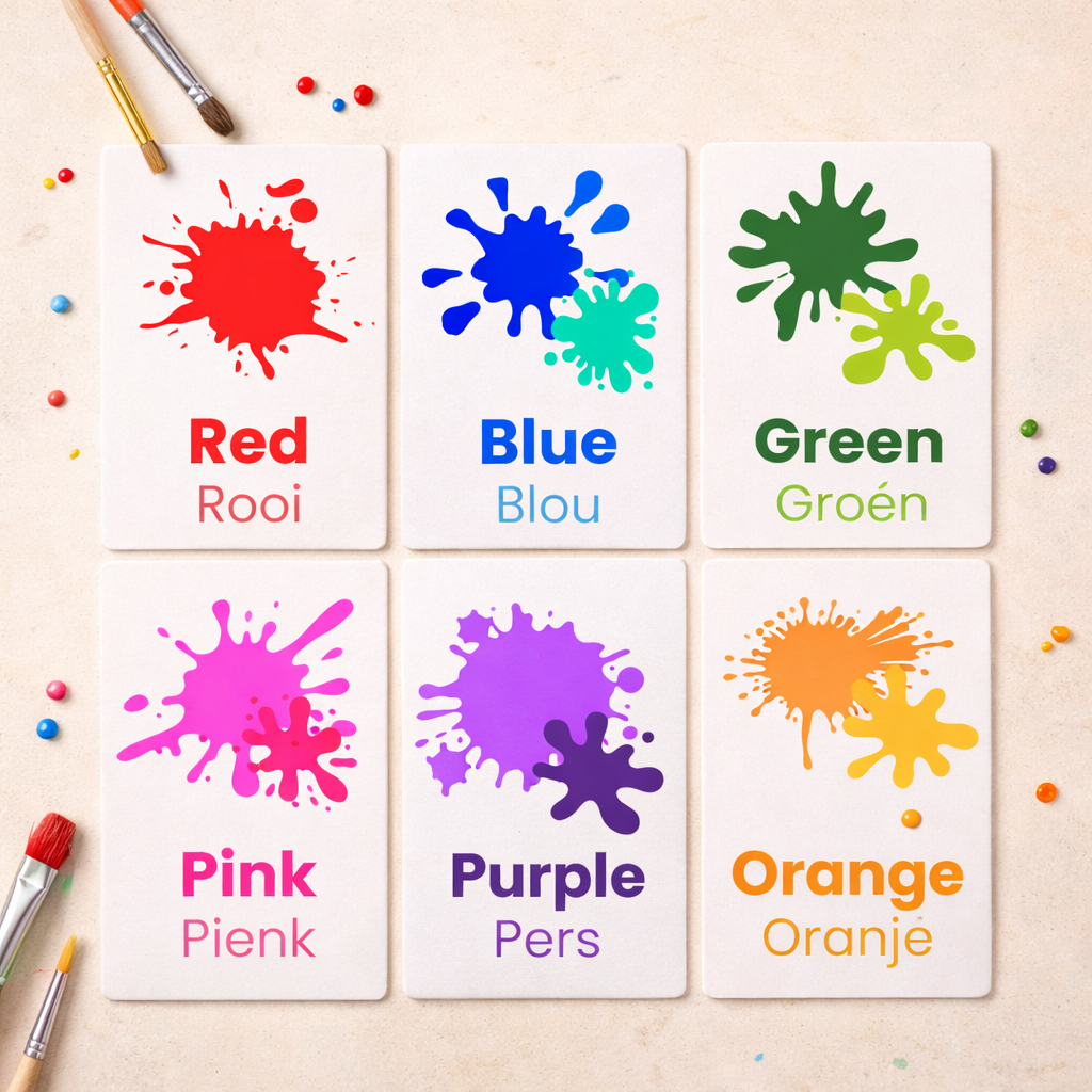 8 Pack Flash Cards Bundle - Afrikaans