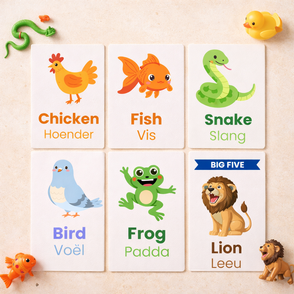 8 Pack Flash Cards Bundle - Afrikaans