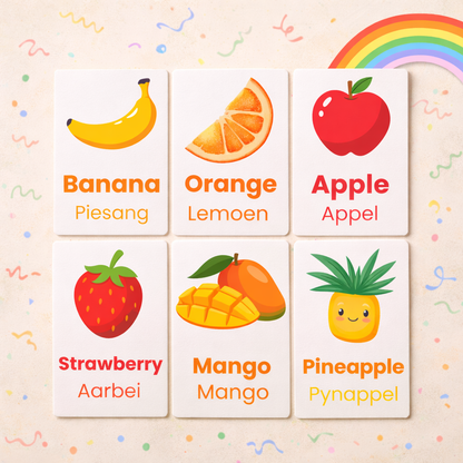 8 Pack Flash Cards Bundle - Afrikaans