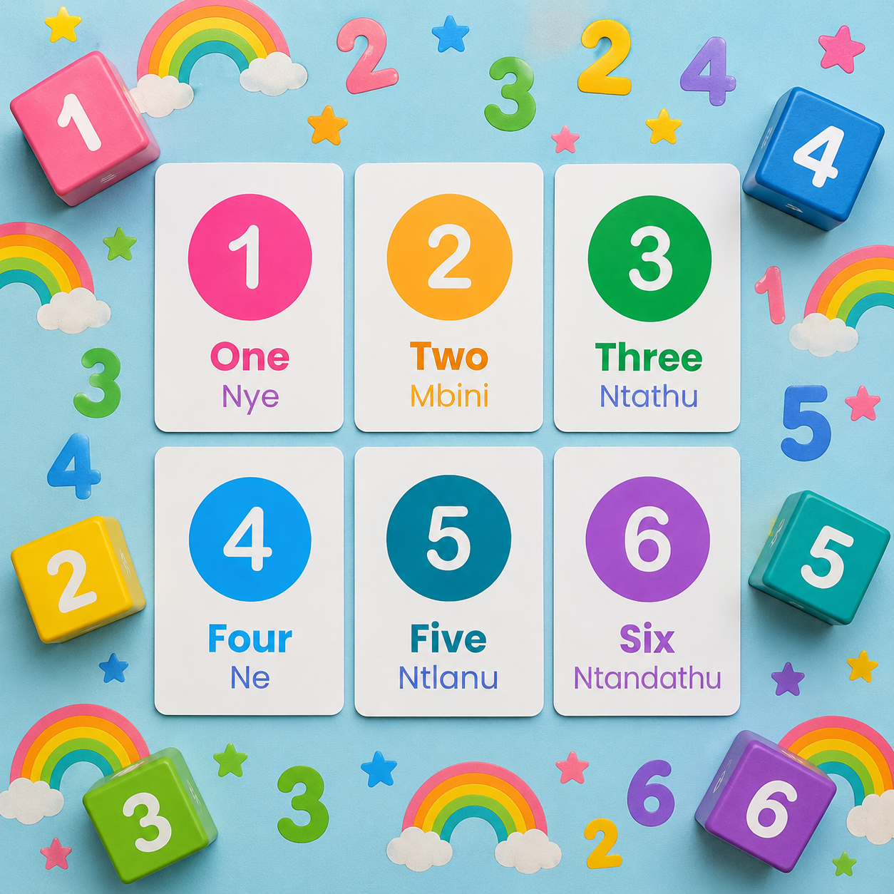4 Pack Flash Cards Bundle - isiXhosa