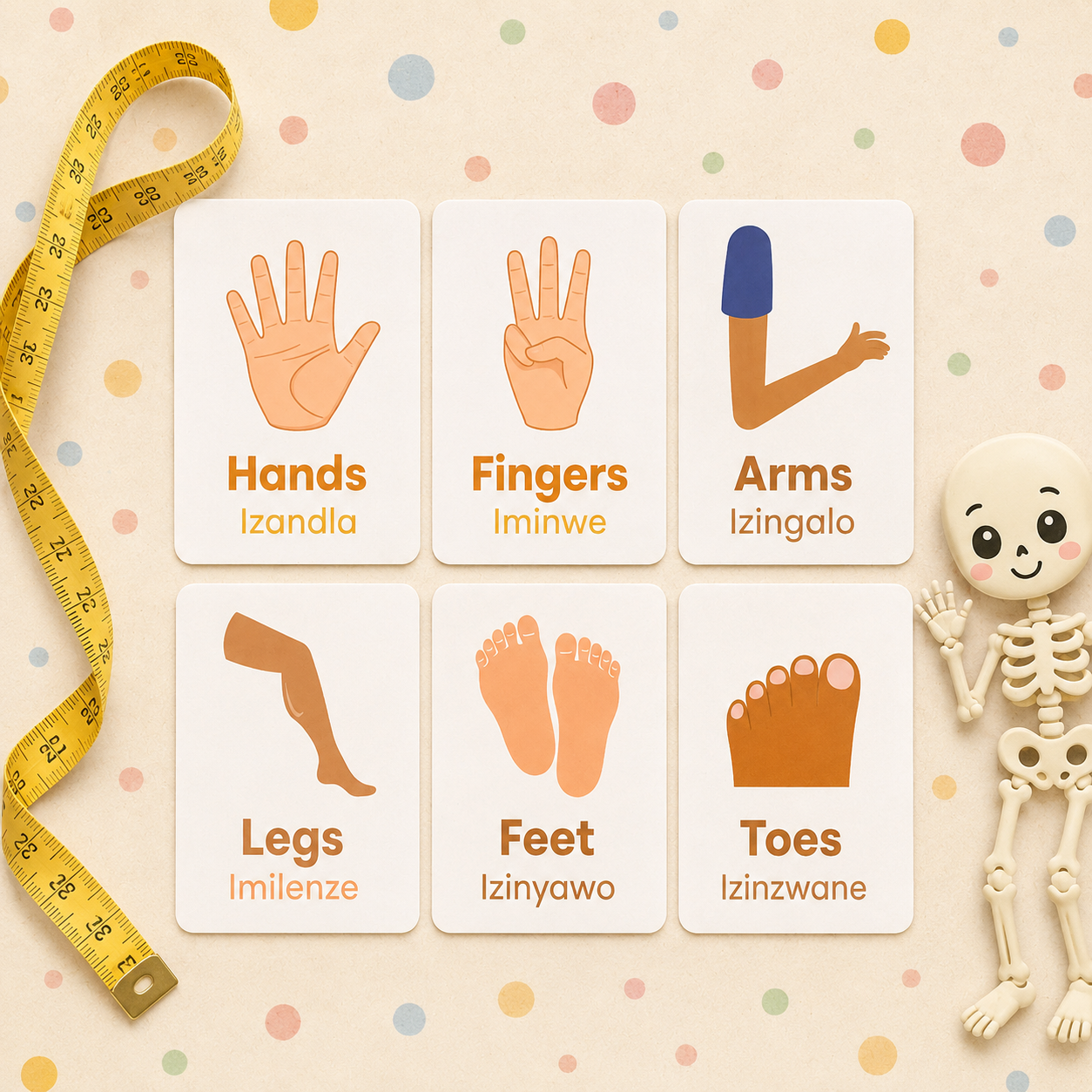 8 Pack Flash Cards Bundle - isiZulu
