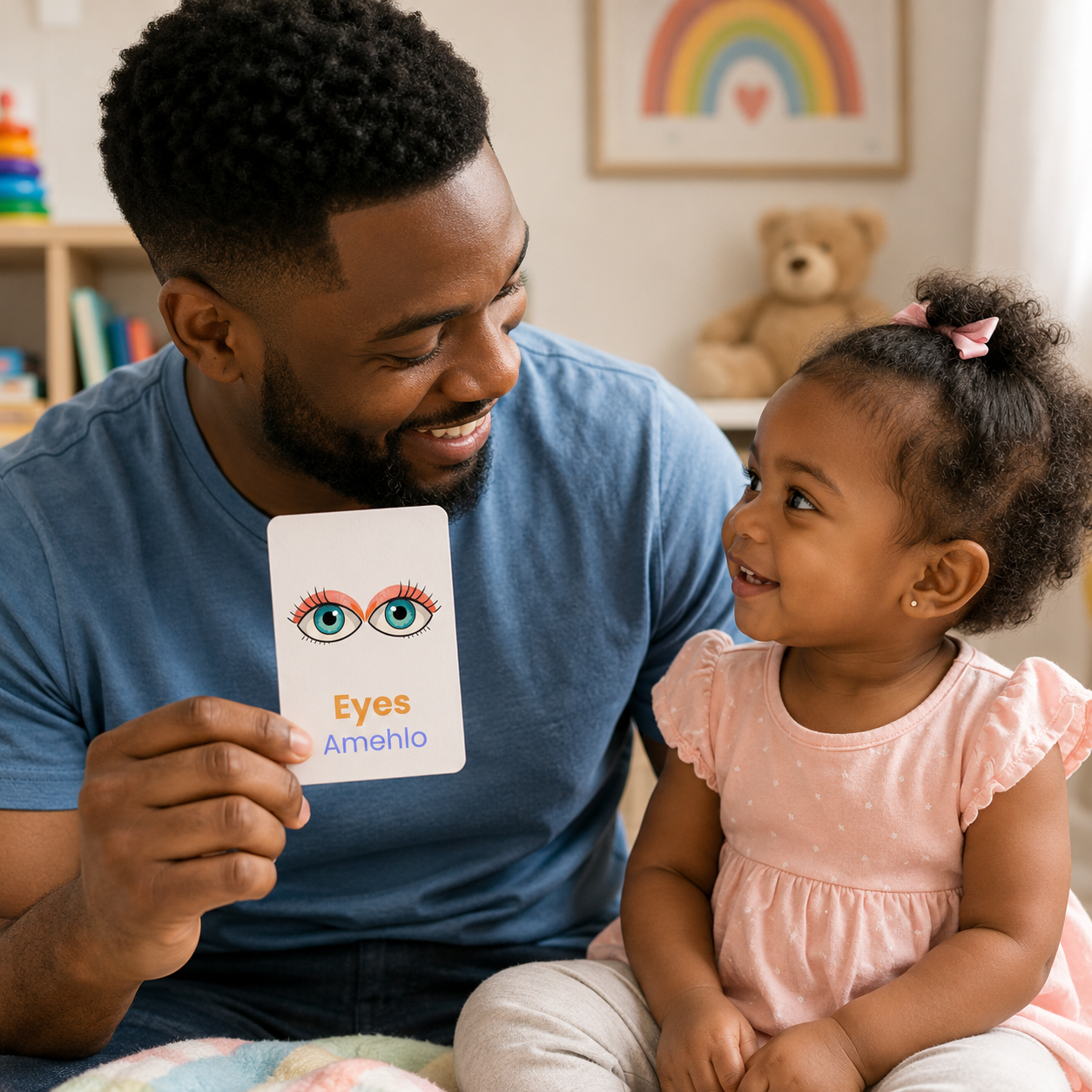 Body Parts Flash Cards - isiXhosa