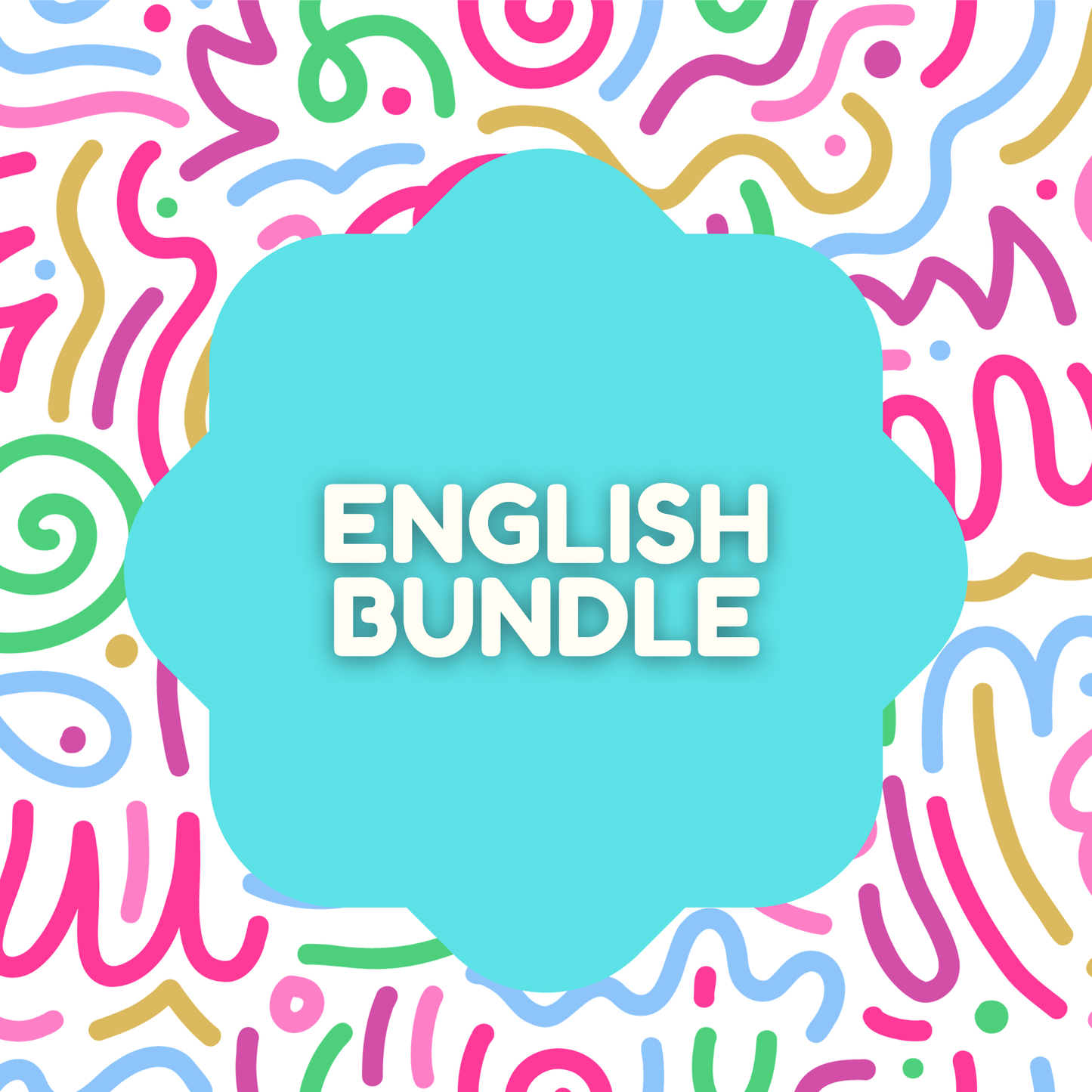 8 Pack Flash Cards Bundle - English
