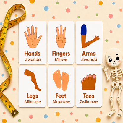 8 Pack Flash Cards Bundle - Tshivenda