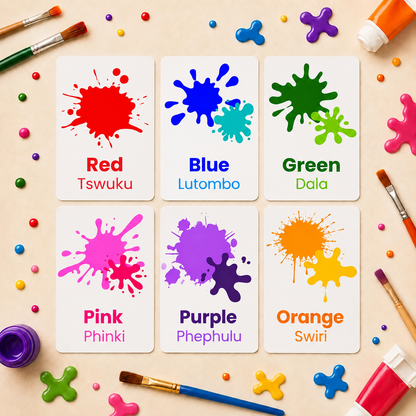 4 Pack Flash Cards Bundle - Tshivenda