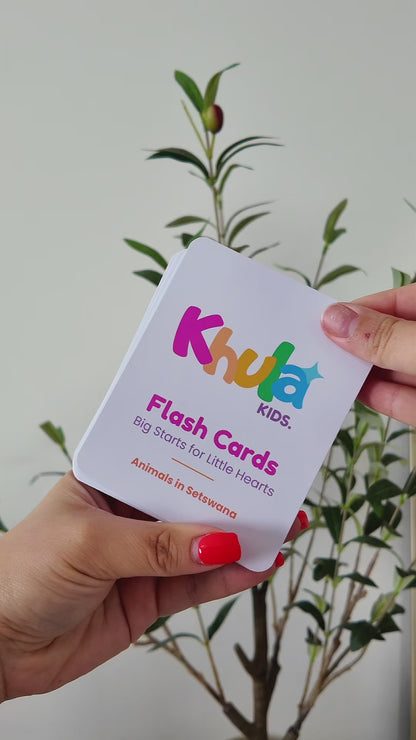 Fruit & Veg Flash Cards - Setswana